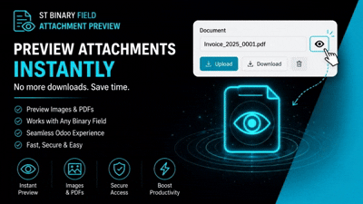 Binary Field Attachment Preview | Binary Field Preview | Attachment Preview | Image & PDF Preview Widget | Attachment Preview for Binary Fields | Preview Attachments | Binary Field Widget | File Preview