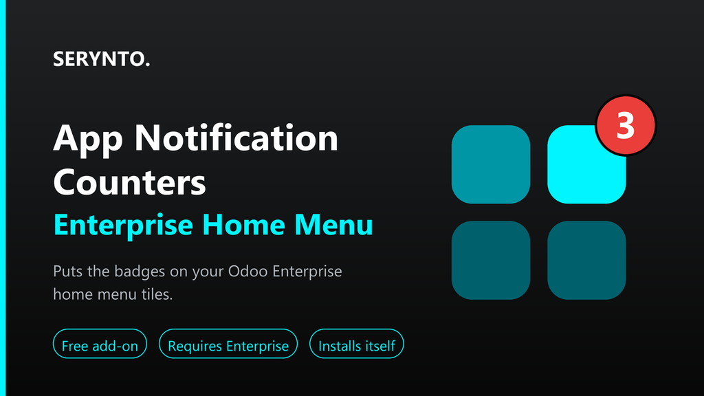 App Notification Counters (Enterprise Home Menu)