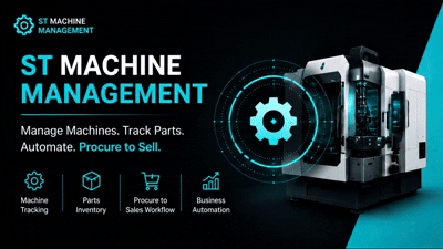 Machines Management | Equipment Management | Machine Maintenance | Manufacturing Equipment | Equipment Maintenance & Inventory | Machine & Spare Parts Management | Spare Parts Management